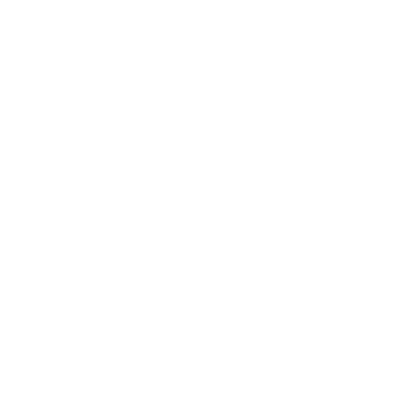 White circular icon on a security guard